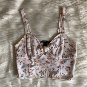 Cute floral crop top from F21